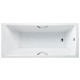 Cleargreen baignoire à  encastrer sustain r7 180x80 blanc 