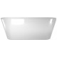 Cleargreen baignoire en îlot ovale arrondie freestark r33 174x80 écologique 