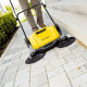 Balayeuse karcher s650 2en1 mecanique pour déchets secs et humides 3 brosses bac 16 litres surface de travail 1800m2/h 
