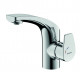 Mitigeur lavabo serie nizza en laiton et zinc cartouche en céramique démarrage à froid raccord de vidange avec timon