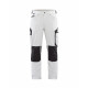 Pantalon peintre stretch 4D blanc gris foncé  10891645