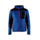 Veste tricotée à capuche 49302117 - Couleur et taille au choix Bleu Roi-Noir