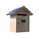 Boîte aux lettres en bois créastuce : condamine prestige (1 porte)