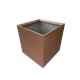 Boite à eau zinc 190x190x190 - Brun écorce