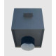 Boite à eau zinc 190x190x190 - Zinc quartz 