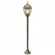 Borne d'extérieur noire street 1 ampoule 122 cm