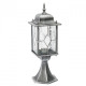 Borne d'extérieur noire street 1 ampoule 48 cm