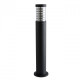 Borne d'extérieur noire street 5 ampoules 75 cm