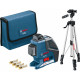 Laser croix GLL 2-80 P + Trépied BT 150 BOSCH Professional - 0601063205 