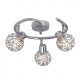 Brillant g02233/15 virgo spirale a 3 lumieres chrome - 33w