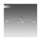 Brilliant 24532/15 wega plafonnier à 4 lumières métal/verre 40 w e14 chrome