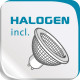 Brilliant g10032/76 lampe plafonnier cinda - halogène  4 spots  gu10 42w 