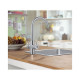Brita wd3050 - robinet filtrant design couleur acier inox (livré sans cartouche)