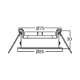 Support de spot beta r2 rond noir/cuivre-doré mr16 gu10/gu5.3 