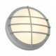 Bulan grid applique, ronde, e27, max. 2x 25w, diffuseur pv - couleur au choix Argent