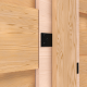 Equerre d'assemblage 40/40/40 - Finition noire - Carton de 16 - EA444/2PB-R 