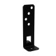 Pied de poteau réglable en largeur - Finition noire - Carton de 20 - PPG60/25PB