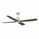 Ventilateur de plafond nickel mat molokai