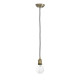Suspension or vieux art 1 ampoule