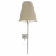 applique murale nickel mat sabana 1 ampoule