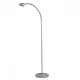 Lampadaire chromé techno 1 ampoule 142 cm