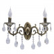 Applique murale laiton classic 2 ampoules 18 cm