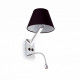 Aplique murale noire moma 1 ampoule