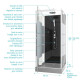 Cabine de douche carrée 80x80x220cm - SCRATCHY 80 Aurlane - CAB138 