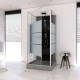 Cabine de douche carrée 80x80x220cm - SCRATCHY 80 Aurlane - CAB138