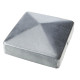 Chapeau pyramide pour poteau bois CABOCHON - Dimensions et couleur au choix