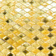 Mosaique pâte de verre luxe or - tarif à la plaque de 0,09m²