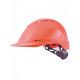 Casque de protection singer abs aere orange fix 8 points mousse bandeau anti transpiration confort coiffe textile 53-66 cm