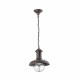 Suspension de jardin brun foncé estoril 1 ampoule h106 cm