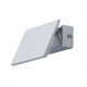 Applique murale chromée techno 1 ampoule 12 cm