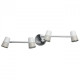 Spot chromé techno 4 ampoules 15 cm