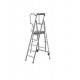 Escabeau mobile de rayonnage 5 marches, CENT413605