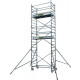 Echafaudage roulant aluminium 4.9 m, CENT414815