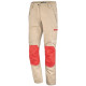 Pantalon femme phyto safe - 9e50 - beige / rouge - l