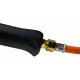 Chalumeau de plombier kemper 1217tkits tuyau 1.50 m + spatule et cercoflamme raccord direct bouteille butane 13kg 