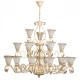 Chandelier beige country 21 ampoules 260 cm