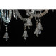 Chandelier chromé classic 18 ampoules 170 cm 