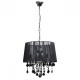 Chandelier chromé elegance 5 ampoules 108 cm