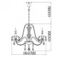 Chandelier doré crystal 8 ampoules 85 cm 