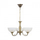 Chandelier laiton classic 3 ampoules 75 cm