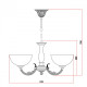 Chandelier laiton classic 3 ampoules 75 cm 