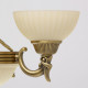Chandelier laiton classic 3 ampoules 85 cm 