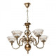 Chandelier laiton classic 5 ampoules 200 cm