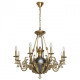 Chandelier laiton classic 8 ampoules 185 cm