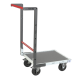Chariot FLATPACK™ dossier fixe 550 x 500 mm plateau tôle roues CC 250 kg - 804720310