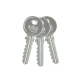 Verrou bouton / cylindre 45mm série B5 s'entrouvrant KA2 IFAM - 26453 